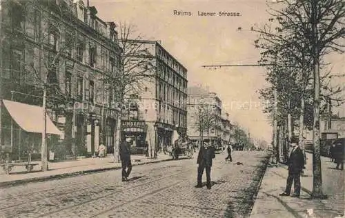AK / Ansichtskarte REIMS 51 Laoner Strasse