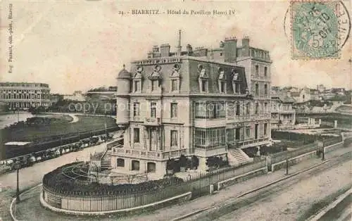 AK / Ansichtskarte BIARRITZ 64 Pyrenees Atlantiques Hôtel du Pavillon Henri IV