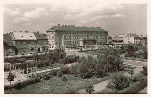 AK / Ansichtskarte Goeding Hodonin CZ Teilansicht Park Deutsche Dienstpost Stempel Feldpost