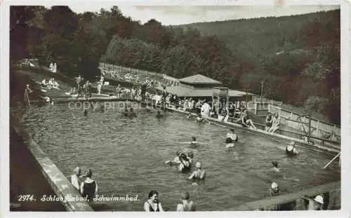 AK / Ansichtskarte Schlangenbad Taunus Hessen Schwimmbad