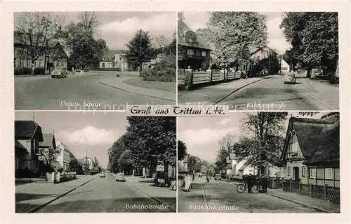 AK / Ansichtskarte Trittau Stormarn Schleswig-Holstein Untere Schule Kirchenstrasse Bahnhofstrasse Rausdorferstrasse