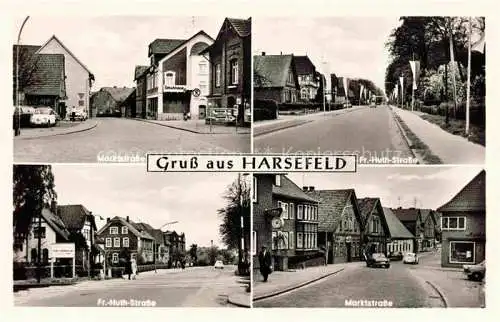 AK / Ansichtskarte Harsefeld Stade Niedersachsen Marktstrasse Fr. Huth-Strasse