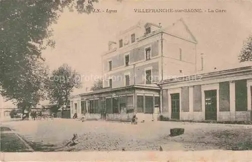 AK / Ansichtskarte Villefranche-sur-Saone 69 Rhone La Gare Bahnhof