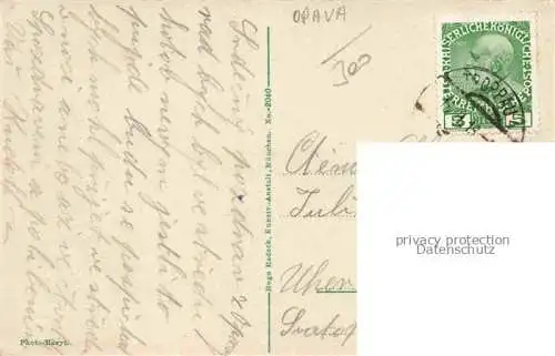 AK / Ansichtskarte Troppau OPAVA CZ Kaiser-Josef-Park