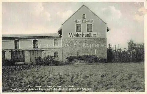AK / Ansichtskarte Tirschtiegel Trzciel Miedzyrzecz Meseritz PL Albert Konopkas Weiden Handlung deutsch-polnische Grenze