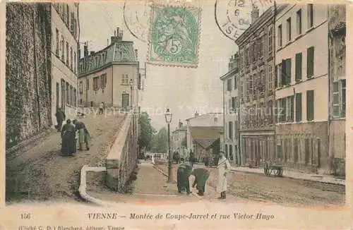 AK / Ansichtskarte VIENNE 38 Isere Montée de Coupe-Jarrel et Rue Victor Hugo