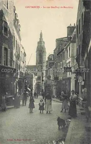 AK / Ansichtskarte Coutances 50 Manche Rue Geoffroy de Montbray