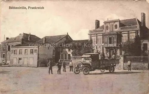 AK / Ansichtskarte Betheniville REIMS 51 Marne Lastwagen