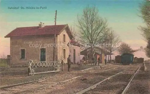 AK / Ansichtskarte St-Hilaire-le-Petit REIMS 51 Marne La Gare Bahnhof