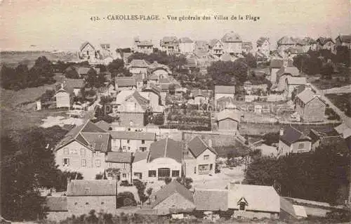 AK / Ansichtskarte CAROLLES-PLAGE Avranches 50 Manche Vue générale des villas de la plage