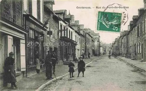 AK / Ansichtskarte Coutances 50 Manche Rue du Pont-de-Soulles