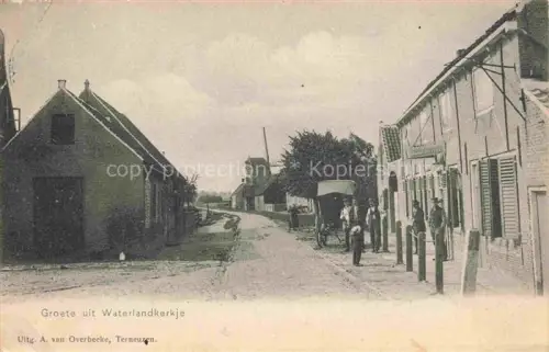 AK / Ansichtskarte Waterlandkerkje Zeeland NL Ortszentrum
