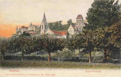 AK / Ansichtskarte MONTREUX  VD Eglise Allemande