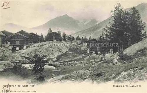 AK / Ansichtskarte Saas-Fee VISP VS Alphuetten