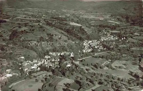 AK / Ansichtskarte Zell Bensheim Bergstrasse Hessen Fliegeraufnahme
