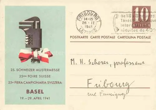 AK / Ansichtskarte BASEL BS 25. Schweizer Mustermesse