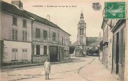 AK / Ansichtskarte Viarmes Sarcelles 95 Val-d Oise Entree par la rue de la Gare