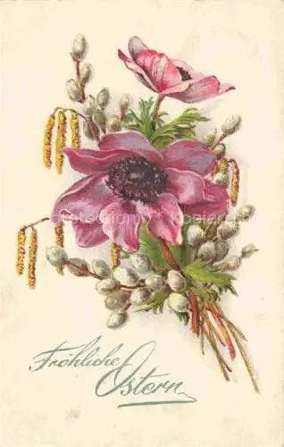 AK / Ansichtskarte Ostern Easter Paques Pasqua-- Blumen Fleurs