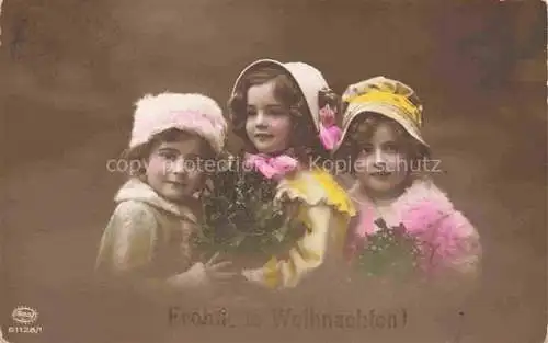 AK / Ansichtskarte Foto Amag Nr. 61128/2 Weihnachten Maedchen 