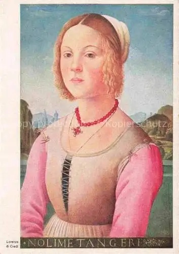 AK / Ansichtskarte CREDI di Lorenza Kuenstlerkarte Nolime Tangere