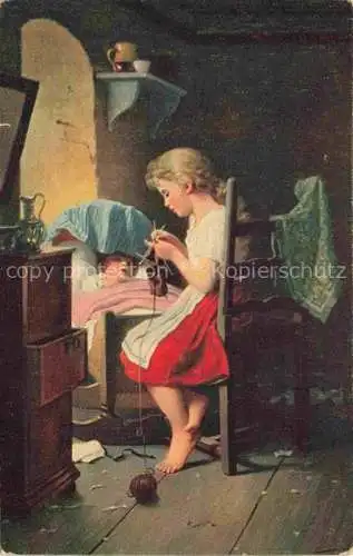 AK / Ansichtskarte MEYER Johann Georg Kuenstlerkarte das kleine Muetterchen Bremen 