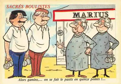 AK / Ansichtskarte Boule Sport Sacres Boulistes 