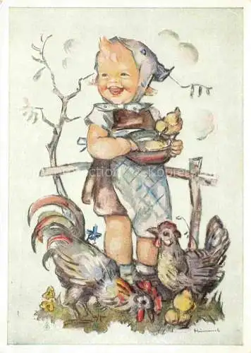 AK / Ansichtskarte HUMMEL F. Kuenstlerkarte Nr. 5943 Die Jungbaeuerin