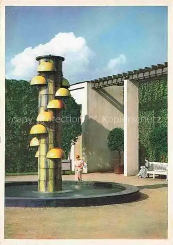 AK / Ansichtskarte GRUGA Ausstellungspark EssEN Ruhr Leuchtbrunnen Vorplatz