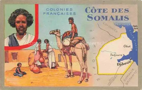 AK / Ansichtskarte Somalia Côte des Somalis Colonies Francaises