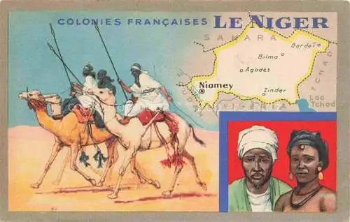 AK / Ansichtskarte Afrique Occidentale Le Niger Colonies Francaises