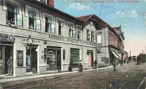 AK / Ansichtskarte Oderberg Bohumin Bogumin CZ Oderberger Strasse Feldpost