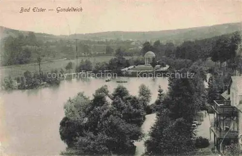 AK / Ansichtskarte BAD ELSTER Vogtland Sachsen Gondelteich Feldpost