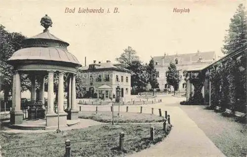AK / Ansichtskarte Bad Liebwerda Lazne Libverda CZ Kurplatz Pavillon