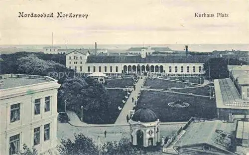 AK / Ansichtskarte NORDERNEY Nordseebad Kurhaus Platz