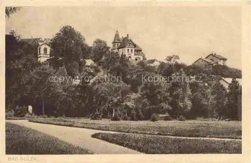 AK / Ansichtskarte Bad Sulza Thueringen Teilansicht Kurpark