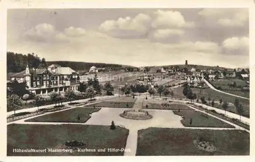 AK / Ansichtskarte Masserberg Panorama Kurhaus und Park