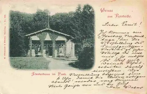 AK / Ansichtskarte Rastede Foersterhaus im Park Deutsche Reichspost
