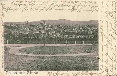 AK / Ansichtskarte Zittau Sachsen Panorama