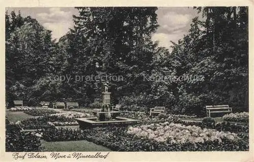 AK / Ansichtskarte Bad Polzin Polczyn-Zdroj PL Kurpark Moor- und Mineralbad Feldpost