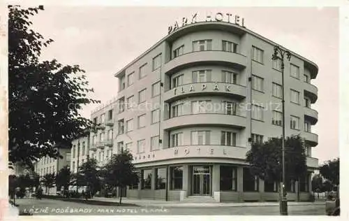 AK / Ansichtskarte Lazne Podebrady CZ Parkhotel Tlapac