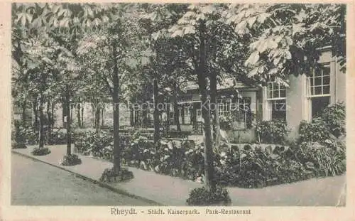 AK / Ansichtskarte Rheydt Moenchengladbach Staedtischer Kaiserpark Parkrestaurant Feldpost
