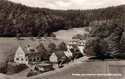 AK / Ansichtskarte Gras-Ellenbach Grasellenbach Bergstrasse Hessen Teilansicht Kneipp- und Luftkurort