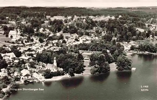 AK / Ansichtskarte Tutzing Starnberger See Fliegeraufnahme