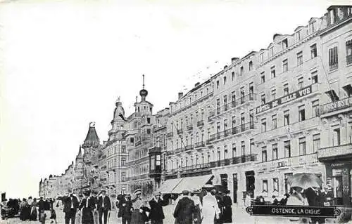 AK / Ansichtskarte OSTENDE Oostende West-Vlaanderen Belgie La digue