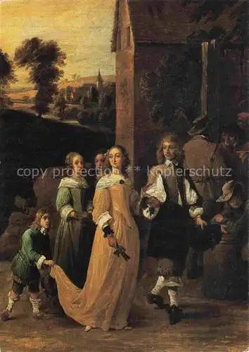AK / Ansichtskarte TENIERS David II (1610-1690) Kuenstlerkarte Kermesse flamande Bruxelles 