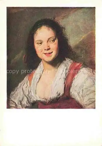 AK / Ansichtskarte HALS Frans (1580-1666) Kuenstlerkarte Zigeunerin Bohemienne 