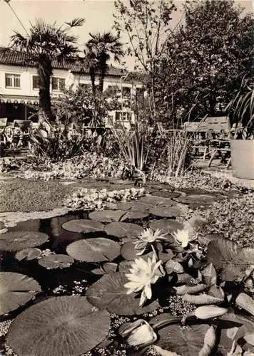 AK / Ansichtskarte IGA Gartenbauaustellung International Hamburg Victoria Regia vor dem Orchideen Cafe 