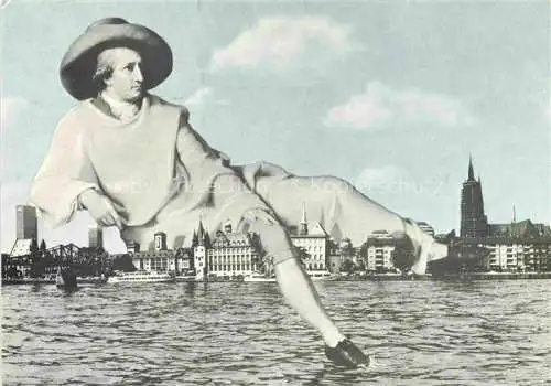 AK / Ansichtskarte GOETHE Johann Wolfgang von (1749-1832) Dichter Frankfurt am Main 