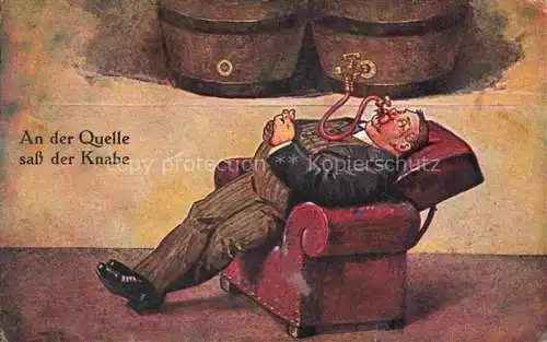 AK / Ansichtskarte Bier Beer Biere Fass 