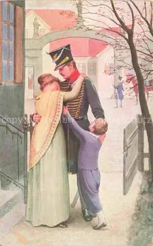 AK / Ansichtskarte HERING Adolf Kuenstlerkarte Abschid 